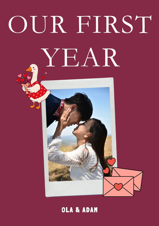 Fotoksiążka Dla Par ( OUR FIRST YEAR )