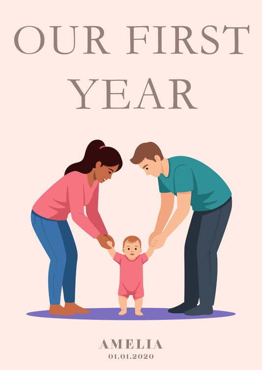 Fotoksiążka Dla Dziecka ( OUR FIRST YEAR ) GIRL